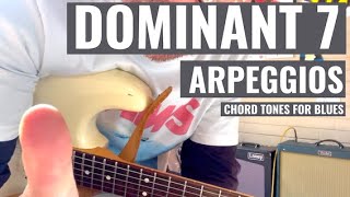 Arpeggios for Blues Guitar Lesson - CAGED System - Practical Theory
