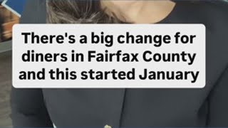 New meal tax in Fairfax, Virginia