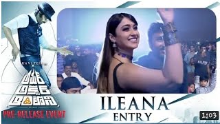 Actress Ileana Entry @ Amar Akbar Anthony Pre Release Event