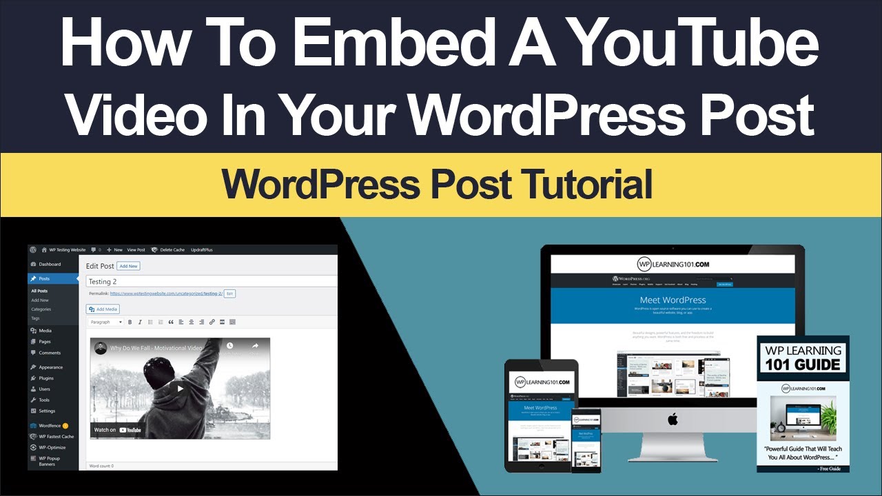 How To Embed Youtube Videos In Wordpress Youtube How To Embed Youtube Videos In Wordpress Youtube