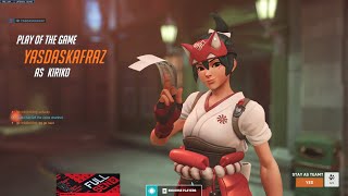 POTG! SUREFOUR PRO KIRIKO GAMEPLAY OVERWATCH 2 SEASON 1