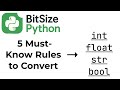 5 Rules for Type Conversion in Python – BitSize Python