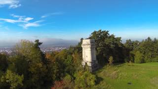 Bismarck-Turm bei Weißenburg und Brombachsee nahe Allmannsdorf