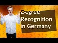 How do I know if my degree is Recognised in Germany?