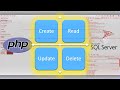 PHP and MS SQL CRUD tutorial (Create/Read/Update/Delete)