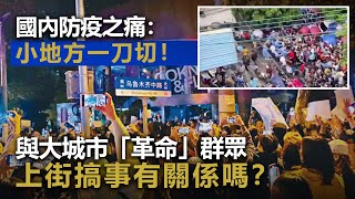 20221129V 國內防疫之痛：小地方一刀切！與大城市「革命」群眾上街搞事有關係嗎？