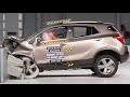 2013 Buick Encore original moderate overlap crash test (extended footage)