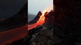 The Mountain #volcano erupted some where in Iceland #WithNature