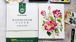 New Potentate Watercolor Paper Review/ Is this a good alternative to expensive brands?