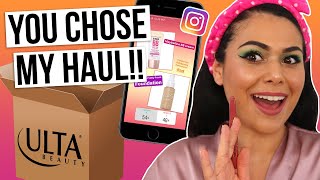 YOU Picked Out My Ulta Haul | New Drugstore Makeup Summer 2020