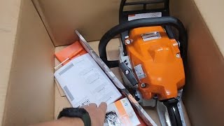 Unboxing a Stihl MS182