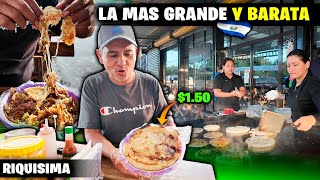 🤤Comiendo la PUPUSA mas GRANDE y BARATA🤑 de USULUTAN EL SALVADOR🇸🇻