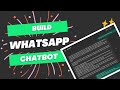 Build a WhatsApp Chatbot for Business in PHP & CodeIgniter (FAST & EASY!