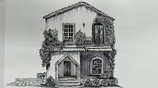 Architectural Sketch | Pensketch | Sketching | Drawing tutorial