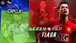 Green & Red flash tutorial | Capcut | ₩ EDIT_X