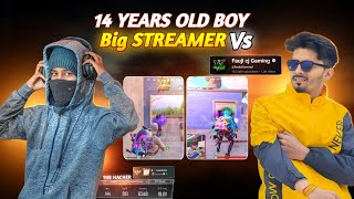 14 YEARS OLD BOY Vs @FaujicjGaming1  INTENSE FIGHT 😱 #bgmi