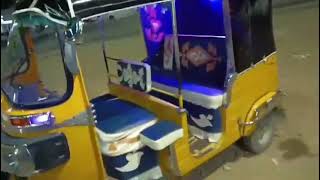 bajaj auto rickshaw modification Decoration luxury auto 3wheeler Hyderabad