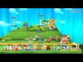 Super Smash Bros Wii U 8-Player Team Battle Yoshi & Kirby