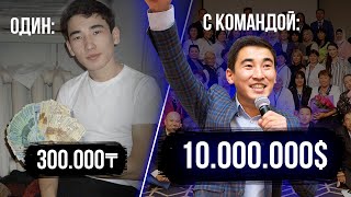 ОДНОМУ или С КОМАНДОЙ. Подлинная история, как я увеличил финансовый доход до МИЛЛИОНОВ ДОЛЛАРОВ