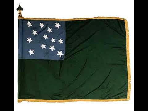 Why did the Green Mountain Boys use green in their flag?