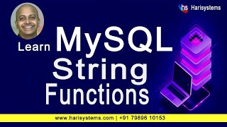 String Functions in SQL | SQL Built-in Functions | Harisystems