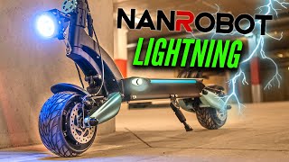 NANROBOT LIGHTNING ELECTRIC SCOOTER RIDING - 8 INCH WIDEWHEEL