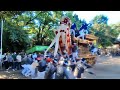 令和４年　堺だんじり　深井地区　深井中町　野々宮神社宮入・宮出　（２０２２年１０月２日）lumix dc s5・insta360 one x2