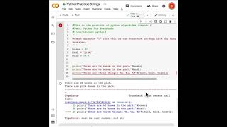 Python Practice 7:String Format Operator