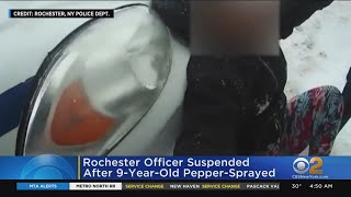 Rochester Officer Suspended After 9-Year-Old Pepper Sprayed