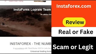 InstaForex Review: Is Instaforex.com Scam or Legit? Report Them Now