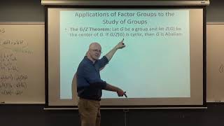 Abstract Algebra, Lec 19B: Factor Group Applications (Cauchy's Theorem), Internal Direct Products