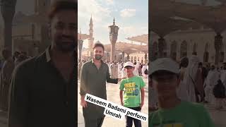 Waseem Badami perform Umrah #ytshortviralvidio #shortviralvide #trending  #umrah#waseem badami