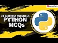 Python MCQ's | Top 20 Python Practice Questions & Answer | Tpoint Tech