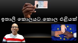 about permesso di soggiorno/ඉතාලියේ කොලය ගැන