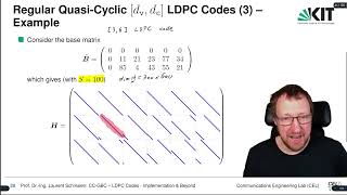 Lecture "Channel Coding: Graph-based Codes", Chapter 6, Vid. 2, "Practical LDPC Code Constructions"