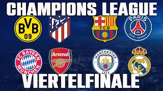 Champions League Viertelfinale Prognose 2023/24 Rückspiele / Alle Spiele & Tipps!