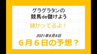 グラグラタンの競馬予想！？　６月６日（日）分