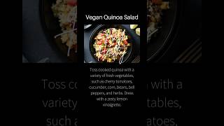 Vegan Quinoa Salad 😋 - Quick and Easy Recipe #shorts