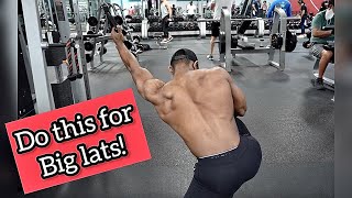 Grow your lats! - Half kneeling lat pulldown