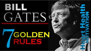 7 GOLDEN RULES OF BILL GATES TO SUCCESS  Powerful, Inspiring Presentation