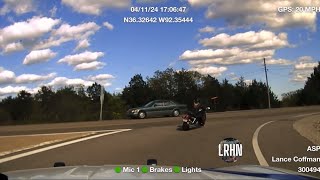 Biker Plays With His Life Trying To Evade Arkansas State Police