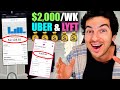 How To EASILY Make $2,000 Per Week Driving Uber & Lyft At The SAME TIME!