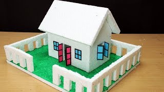 How to Make a Thermocol House with dimensions - Very Easy