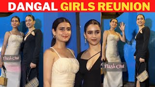 Dangal Girls Sanya Malhotra & Fatima Sana shaikh Spotted Together | Bollywood Crush saniya fatima