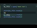 Working With Files In Python                       #python  #coding  #learnpython  #developer #tech
