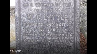 Grave of W G Lyttle Betsy Gray and Daft Eddy Writer Bangor Abbey