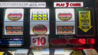 🔴$50 Bet Old School Pinball Jackpot, $30 Bonanza \u0026 $20 Triple Double Diamond!