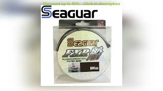 SEAGUAR FXR BOAT Original Fishing Line  6LB-12LB 100% FLUOROCARBON Fishing Lines 100M