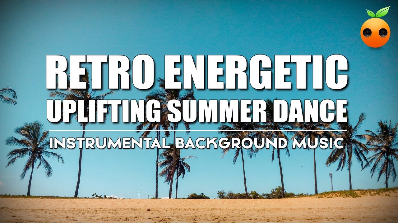 Retro Energetic Uplifting Summer Dance Royalty Free Background