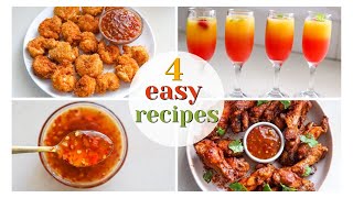 New! Coconut Shrimp + Sunrise Mimosa + Sweet Chilli Sauce + Honey Suya Chicken Wings Recipes